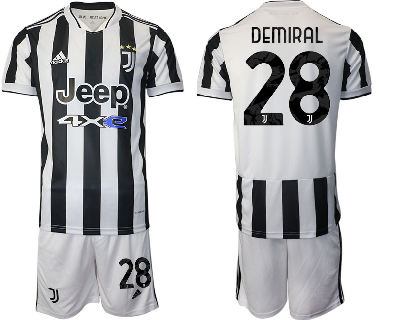 Men 2021-2022 Club Juventus home white #28 Adidas Soccer Jerseys